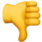 Thumb Down Emoji